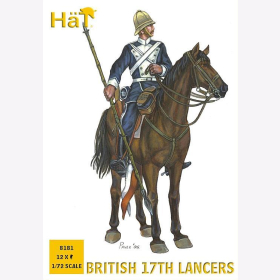 Britische Lanciere zu Pferd / British 17th Lancers 1:72 H&auml;T 8181