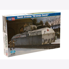 Soviet draisine Krasnaja Zvezda Panzerzug Armoured Train 1:72 Hobby Boss 82912