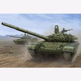 T72B/B1 MBT mit Kontakt-1 Panzerung / Russian T-72B1 MBT (w/ kontakt-1 reactive armor) 1:16 Trumpeter 00925