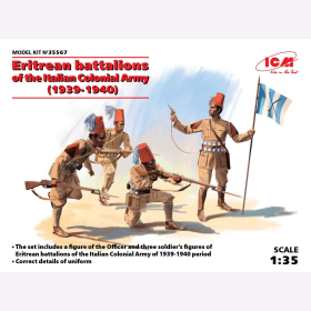 WWII Eritr&auml;isches Battalion, Italienische Armee / Eritrean battalions of the Italian Colonial Army (1939-1940) 1:35 ICM 35567