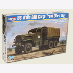 US White 666 Cargo Truck (Hard Top) 1: 35 Hobby Boss 83801