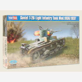 Soviet T-26 Light Infantry Tank Mod.1936/1937 1:35 Hobby Boss 83810