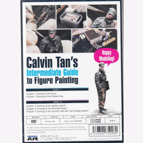 Model Art how - to Des Brennan Series: Calvin Tan&acute;s Intermediate Guide to Figure Painting 2 DVDs Modellfiguren Bemalen