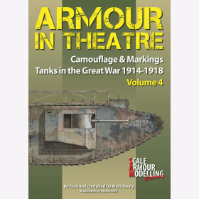 Healy: Armour in Theatre - Camouflage &amp; Markings Tanks in the Great War 1914-1918 Scale Armour Modelling Colours Tarnungen Markierungen Panzer