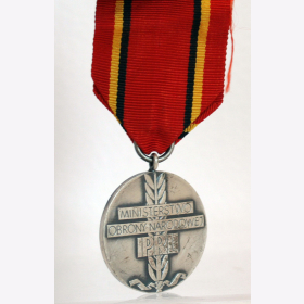 Polen Orden Medaille Auszeichnung Schlacht um Berlin *RAR Versilbert