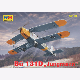 B&uuml; 131D &quot;Jungmann&quot;, M 1/72, RS Models 92193