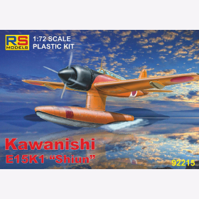 Kawanishi E15K1 &quot;Shiun&quot;, M 1/72, RS Models 92215 Aufkl&auml;rer Wasserflugzeug Japan
