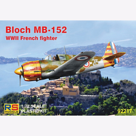 Bloch MB-152 WWII French Fighter, M 1/72 RS Models 92217