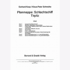 Koop / Schmolke - Planmappe: Schlachtschiff Tirpitz Planrolle Modellbau