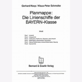 Koop / Schmolke - Planmappe: Die Linienschiffe der BAYERN-Klasse Planrolle Modellbau