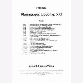 VERGR. K&ouml;hl - Planmappe: Uboottyp XXI Planrolle Modellbau