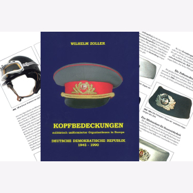 Zoller Kopfbedeckungen Militärisch Uniformierter DDR...