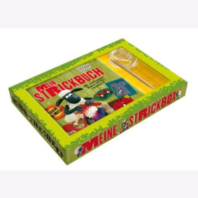 Shaun das Schaf - Mein Strickbuch: Buch mit Original Shaun-Mustern und zwei Rundstricknadeln in dekorativer Geschenkbox