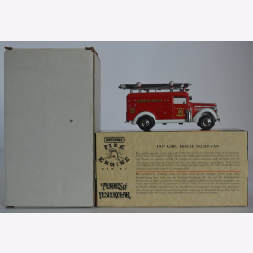 Matchbox YFE10 1937 GMC Rescue Squad Van Modellbau