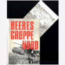 Haupt Heeresgruppe Nord 1941-1945 Gebietskarte Kurland...