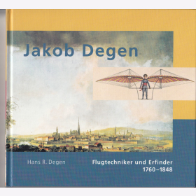 Degen - Flugtechniker und Erfinder 1760-1848 Luftfahrt Schlagfl&uuml;gelapparat Modell Hellikopter Flugzeug