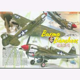 Wingmaster Nr. 78 Luftfahrt Modellbau Historie Flugzeug Richthofen P-40 Burma Banshees