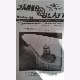 Mitteilungsblatt J&auml;gerblatt f&uuml;r angeh&ouml;rige Ehemaliger Jagdfliegereinheiten Jahrgang 1953