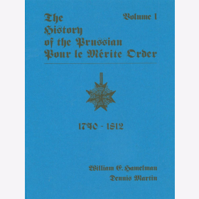 Hamelman Geschichte Preu&szlig;en Pour Le Merite Orden 1740 - 1812