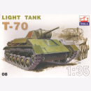Light Tank T-70 Toga 08 Maßstab 1:35 Sowjetischer...