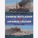 Chinese Battleship vs Japanese Cruiser Yalu River 1894...