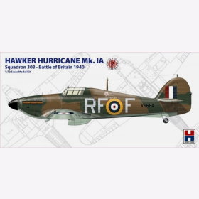Hobby2000 1:72 Hawker Hurricane Mk. IA Squadron 303 Battle of Britain 1940 Modellbausatz