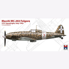 Hobby2000 1:72 Macchi MC.202 Folgore 72008 370a Squadriglia Italy 1943 Modellbausatz