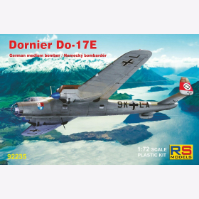 Rs Models 92235 1/72 Dornier Do-17E German medium Bomber Modellbau Flugzeug