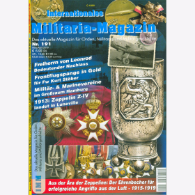 IMM 191 Das aktuelle Magazin Orden Militaria Milit&auml;rgeschichte Frontflugspange Zeppelin