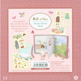 Belle & Boo Meine kleine Welt Magnet Spielbox Aufklappen mit Figuren Kleider 
