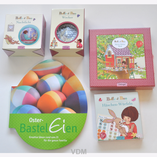 Belle & Boo Meine kleine Welt Magnet Spielbox Aufklappen mit Figuren Kleider 