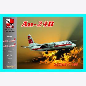 Antonow An-24B 1:144 Bigmodel 1440054 Plastikmodellbau Interflug DDR