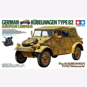 Kopie von K&uuml;belwagen Type 82 Africa- Corps w/Feldmarschall Rommel Tamiya 36202 1:16 Wehrmacht Afrikakorps WW2