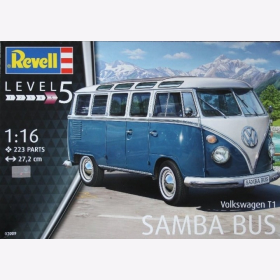 Volkswagen T1 Samba Bus Revell 07009 1:16 Kleintransporter