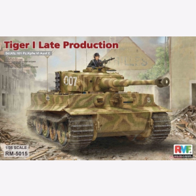 Tiger I Late Production sp&auml;t Rye Field Model RM-5015 1:35 Wehrmacht Plastikmodellbau