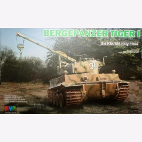 Bergepanzer Tiger I Sd.Kfz. 185 Italy 1944 Rye Field Model RM-5008 1:35