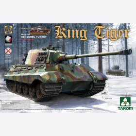 Königstiger Henschel  w/ Full Interior Takom 2073 1:35