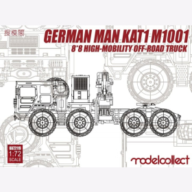 German MAN KAT1 M1001 8*8 High-Mobility Off-Road Truck Modelcollect UA72119 1:72