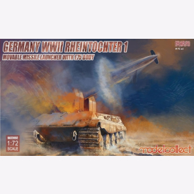 Germany WWII Rheintochter 1 Movable Missile Launch with E75 Body Modelcollect UA72092 1:72