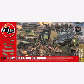 D-Day Operation Overlord Battlefield Diorama Base Airfix A50162 1:76 Inklusive Farben, Klebstoff und Pinsel