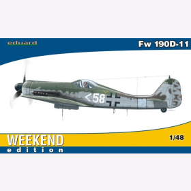 Focke-Wulf Fw 190D-11 Eduard 84103 1:48 Weekend Edition WW2 Luftwaffe