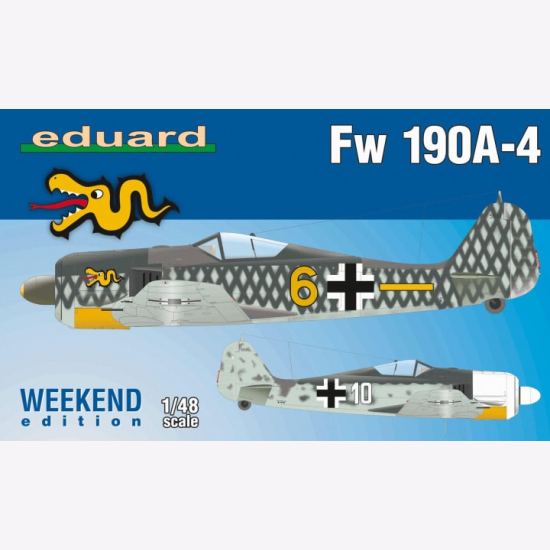 Eduard EDK82146 – Kit De Maquette Avion 1:48 Focke-Wulf Fw 190A-2 Pour Modélistes Confirmés, Modèle En Plastique à Assembleur Soi-Même