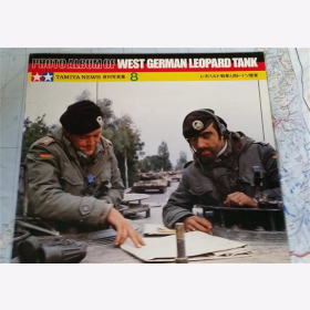 Tamiya News 8 West German Leopard Tank Bundeswehr Panzer Originalaufnahmen