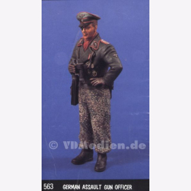 German Assault Gun Officer Verlinden Super Scale 120mm 1:16  563 Sturmgesch&uuml;tz WW2