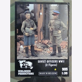 Sovjet Officers WWII Verlinden 245 1:35