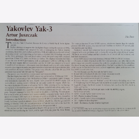 Juszczak Yakovlev Yak 3 Kiap Giap Giad Spotlight on