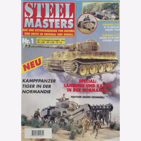 STEELMASTERS 1 Rad &amp; Kettenfahrzeuge von Gestern &amp; Heute im Original &amp; Modell November/ Dezember 1994