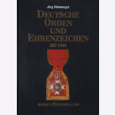 Nimmergut Deutsche Orden und Ehrenzeichen bis 1945 - Band...