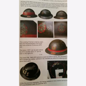 Cotton Helmets of the Home Front Markierungen Stahlhelm Tommy British WW2