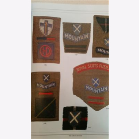 Mills Badges on Battle Dress Abzeichen Kampfanzug Uniform Militaria 2 B&auml;nde